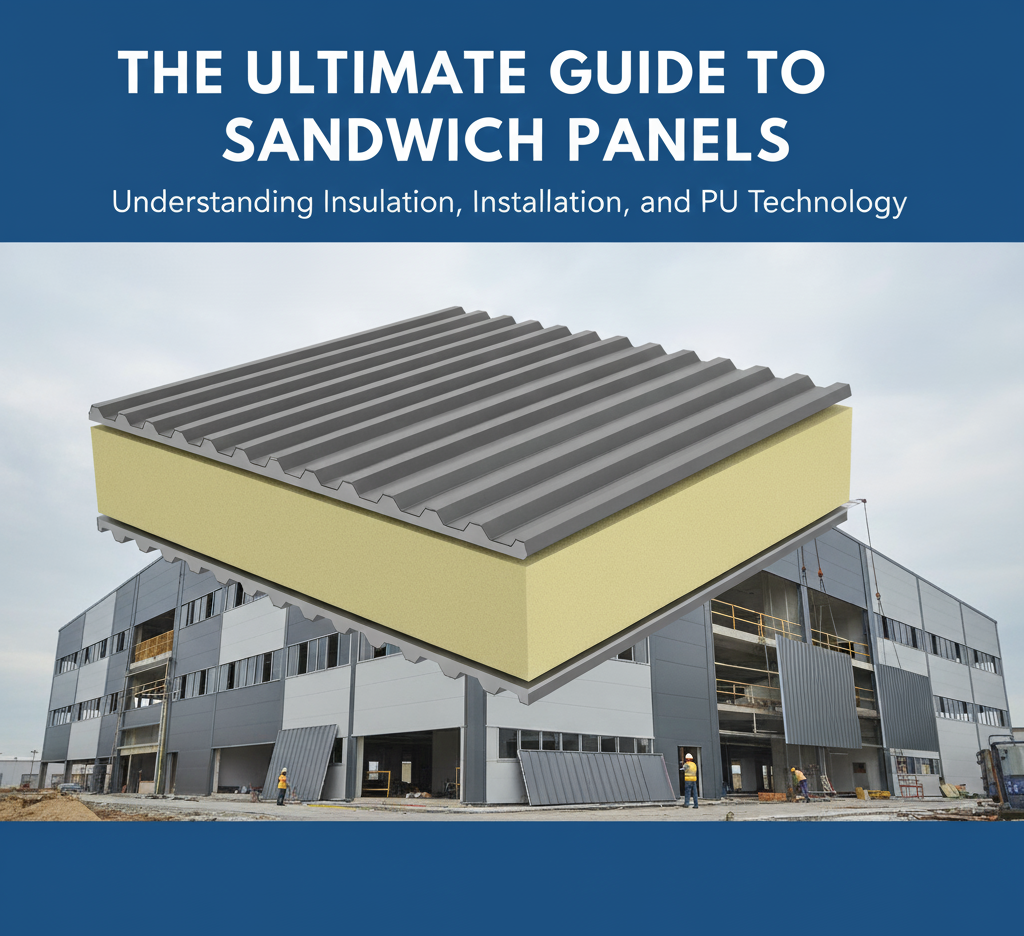 sandwich panel construction insulation PU technology building materials industrial insulation