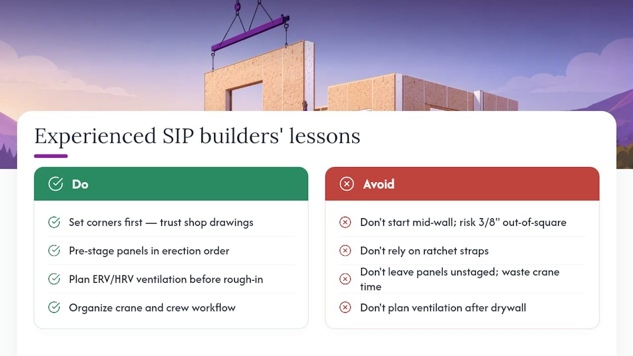 What experienced SIP builders actually learn on the job — overview diagram